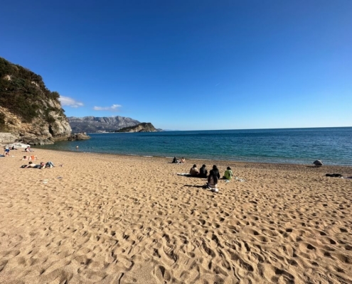 Montenegro beach and landscape - Mogren Beach