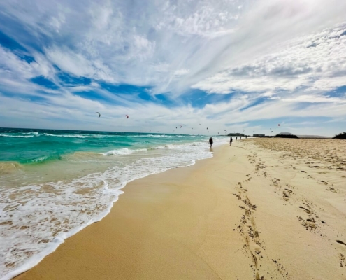 Fuerteventura beach and landscape